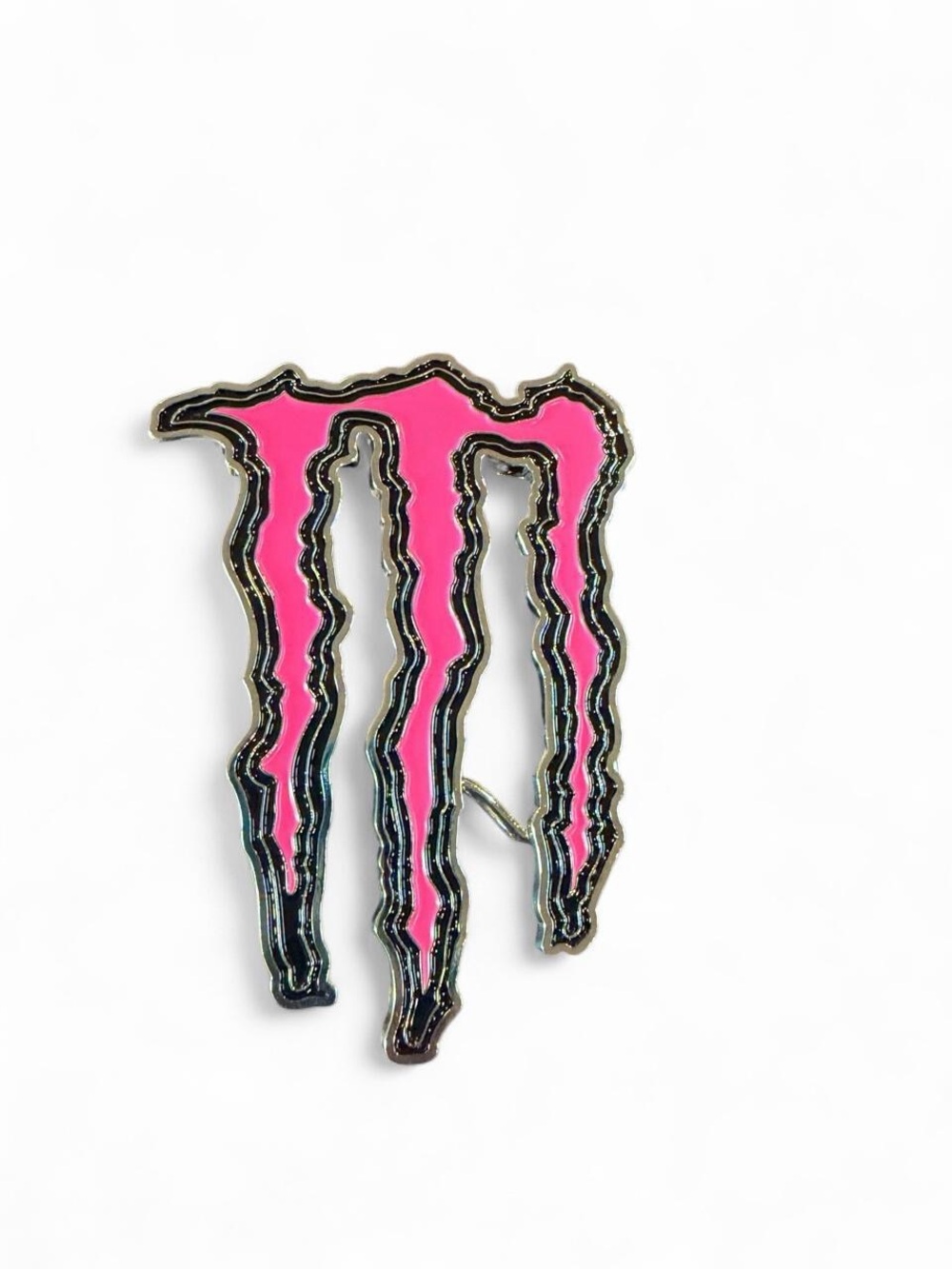 Pink Monster Energy belt buckle